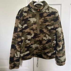 No Boundaries Camouflage Fleece Jacket
